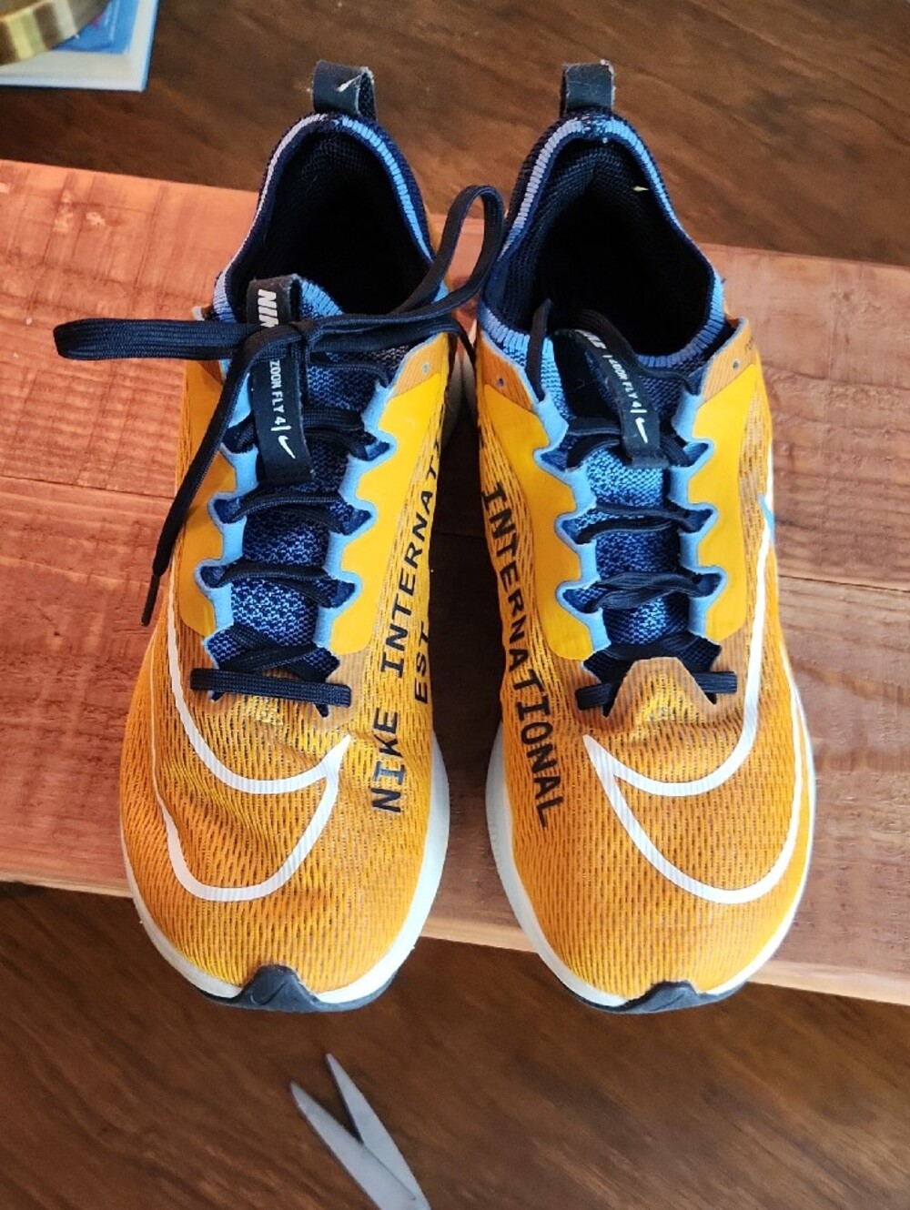 Nike Zoom Fly 4 Premium Light Curry Men’s Size 7 Running Shoes DO9583-700 - Picture 6 of 14